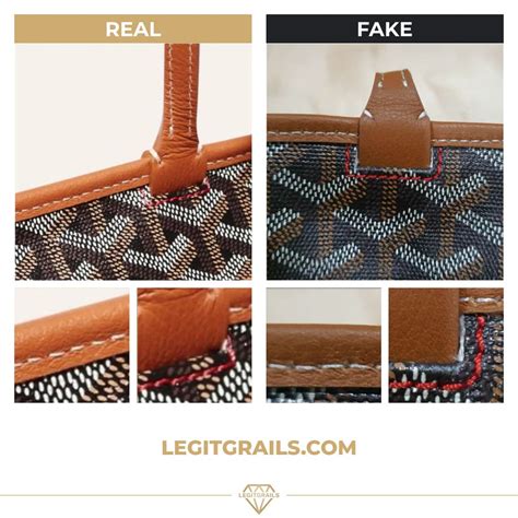 goyard anjou fake vs real|real goyard bags.